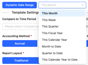 Dynamic Date Range