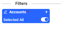 Filters setting